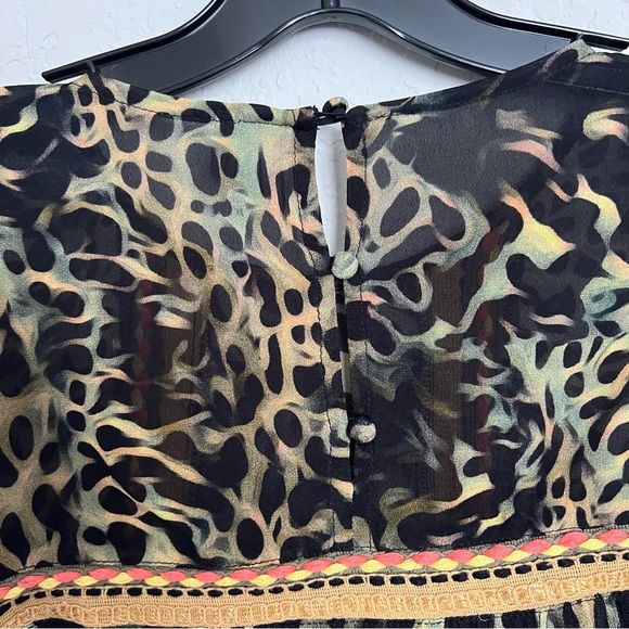 Anthropologie Blank London Miranda Peasant Blouse Size XS Balloon Sleeves - Picture 7 of 10